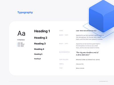 Website UI Design-Typography