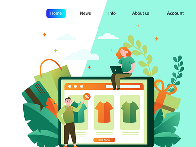 E-Commerce Website 3d animation app branding dailyui design graphic design illustration logo ui