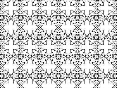 KDP Geometric Coloring Pattern decor