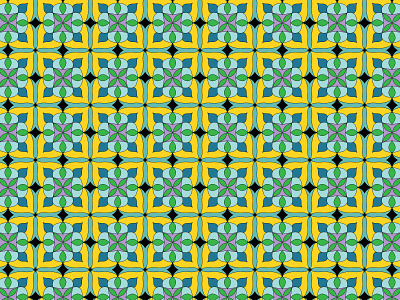 KDP Geometric Coloring Pattern vector