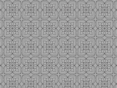 Adult Geometric Coloring Pattern black