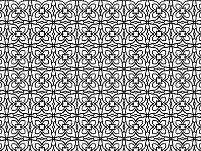 Geometric KDP Pattern Coloring pages seamless pattern