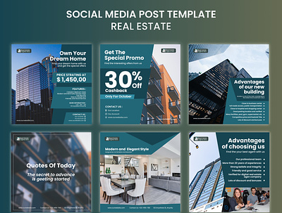 Social Media Instagram Template | Real Estate branding graphic design instagram instagram post logo social media social media template