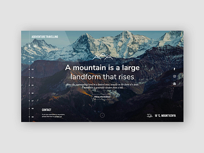 Daily UI #003 - Landing page