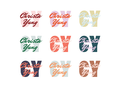 Christa Yung colorful rebrand