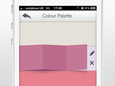 Colour paletter slide