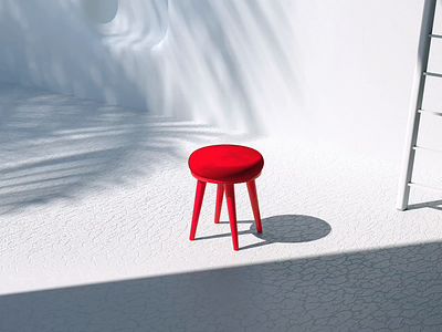 Furniture Shopping 3d animation c4d cgi chair cinema 4d illustration morph morph animation motion red sofa