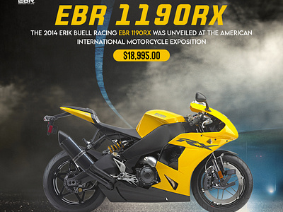 EBR 1190RX Bike Social Media Banner