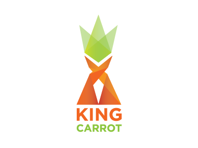 King Carrot carrot identity king logo vegetables