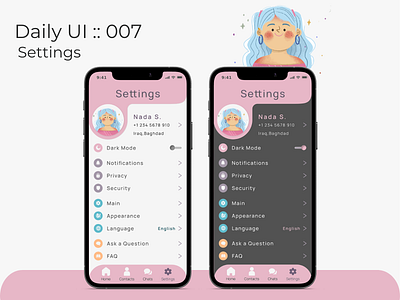 Daily UI : 007 | Settings