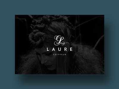 Laure Hairstyling Salon branding hairstylist identity logo luxury