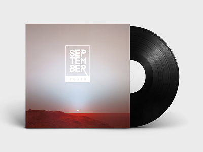 Cover art idea - Mars sunrise album branding cover identity music