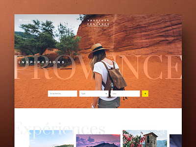 Vaucluse en Provence art direction webdesign