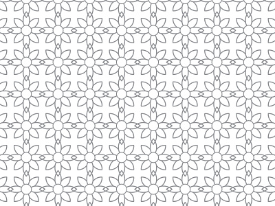 Seamless Coloring Pattern element