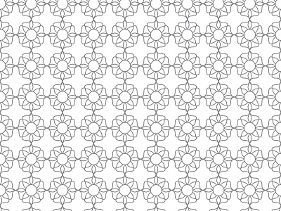 Seamless Coloring Pattern element