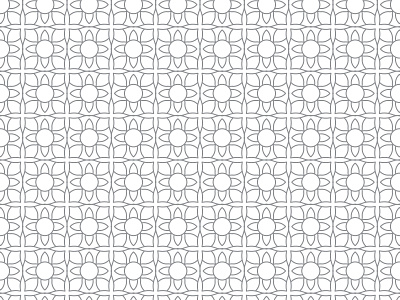 Seamless Coloring Pattern element