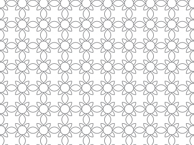 Seamless Coloring Pattern element