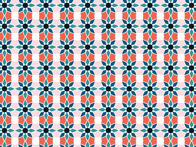 Seamless Coloring Pattern element