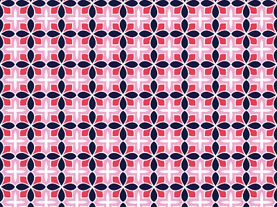 Seamless Coloring Pattern element