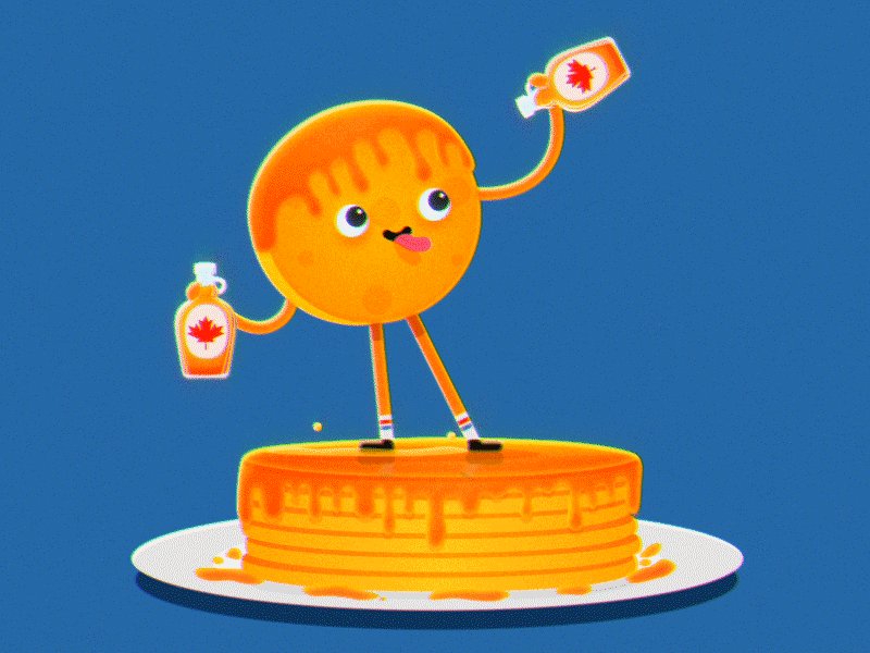 Happy Pancake Day! animation eat gif hungry pancake pancake day pancakes
