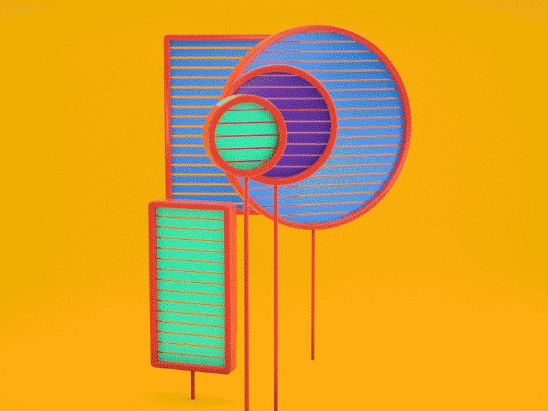 P 36days p 36daysoftype 3d c4d design gif graphics loop motion type typography