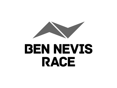 Ben Nevis Race brand branding flat icon identity logo logo design logotype symbol type typography vector