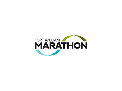 Fort William Marathon brand branding flat icon identity logo logo design logotype symbol type typography vector