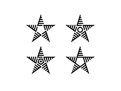 Stars black branding design flat icon logo logo design star stars symbol vector