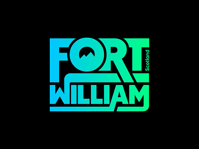 Fort William brand branding flat icon identity logo logo design logotype symbol type typography vector