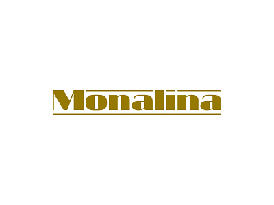 Monalina brand branding flat icon identity logo logo design logotype symbol type typography vector