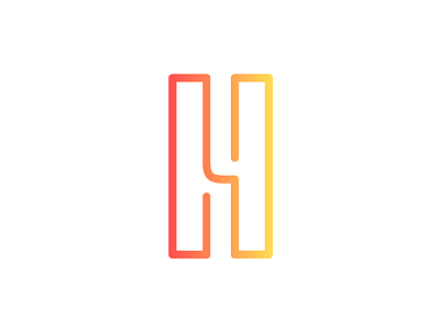 Haktio Logo design fonts gradient haktio inspirations logo new typo