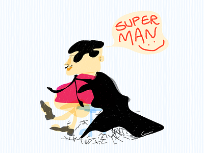 Superman doodle