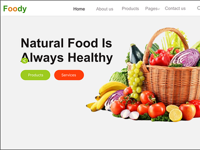 Foody app graphic design logo motion graphics ui