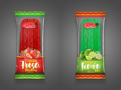 WIP design ice bar illustrator mexican paletas mockup photoshop product mockup product package