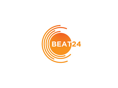 beat 24 logo design design geometric graphic design illustration logo logos typography vector