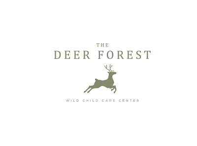 deer forest logo design branding design graphic design illustration logo logos pictorial typography ui vector