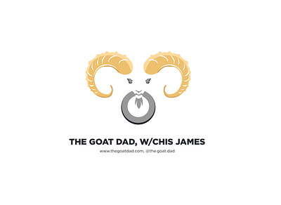 goat dad logo design branding design graphic design illustration logo logos pictorial typography ui vector