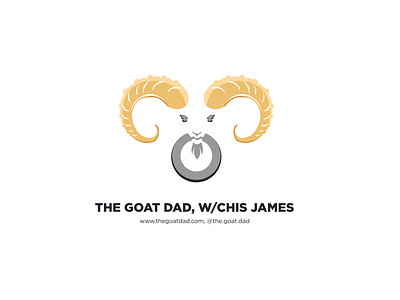 goat dad logo design