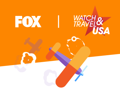 FOX - Watch & Travel USA airplane arsek bulgaria fly fox illustration ivaylo nedkov jelio dimitrov tv