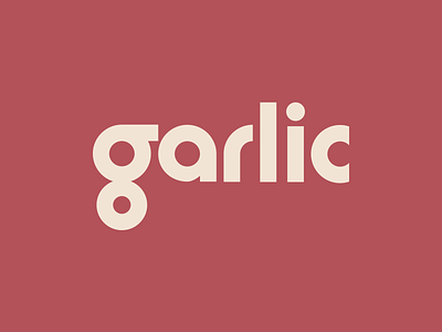 Garlic3 garlic geometry ivaylo nedkov logo logotype simple