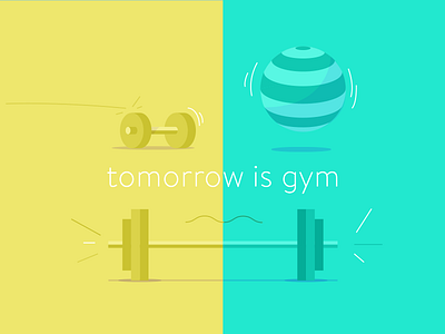 Gym bulgaria flat gym illustration ivaylo nedkov vector vibrant