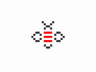 Bee Icon bee bulgaria design grid icon icons ivaylo nedkov pixel vector