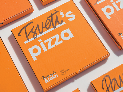 make&take pizza boxes box branding bulgara four plus identity ivaylo nedkov logo make pizza print take typography