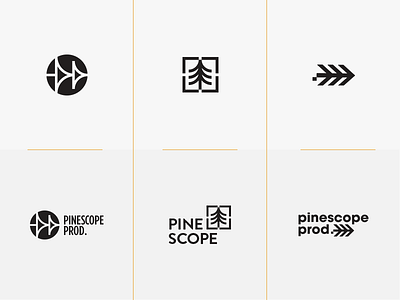 Pincescope Explorations icon ideas ivaylo nedkov logo logotype pine scope