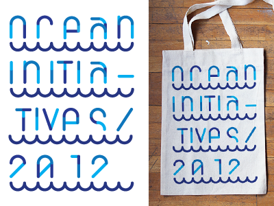 Ocean Initiatives Bag bag bulgaria illustration ivaylo nedkov ocean type typography