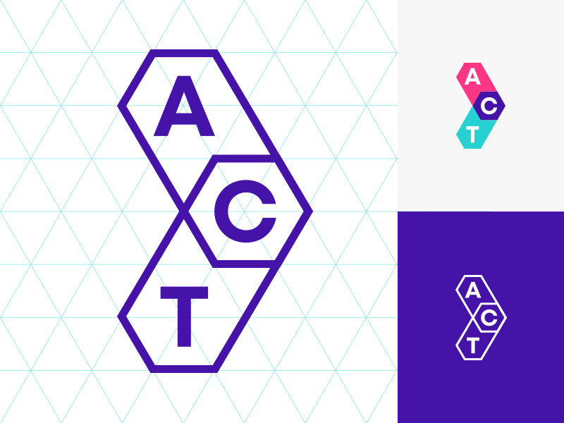 ACT Labs fourplus bulgaria sofia ivaylonedkov brand and identity branding symbol icon hackaton social direction move arrow logo act