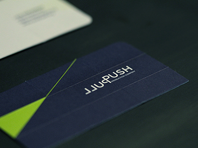 PushPull b card business card ivaylo nedkov logo print typography