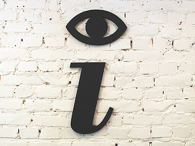 i eye bricks design exhibition ivaylo nedkov logo type typography white