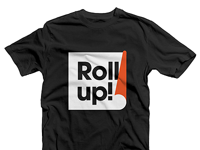 Roll Up T-Shirt bulgaria ivaylo nedkov logo print tshirt typography