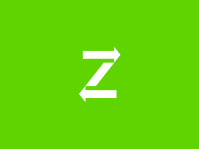 Z arrows green icon ivaylo nedkov logo sign z